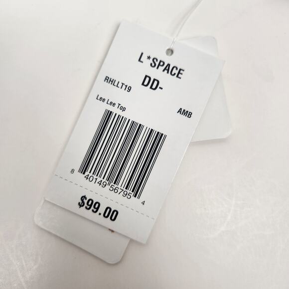 L*Space Lee Lee Bikini Top in Amber Brown Size DD NWT - Picture 6 of 7